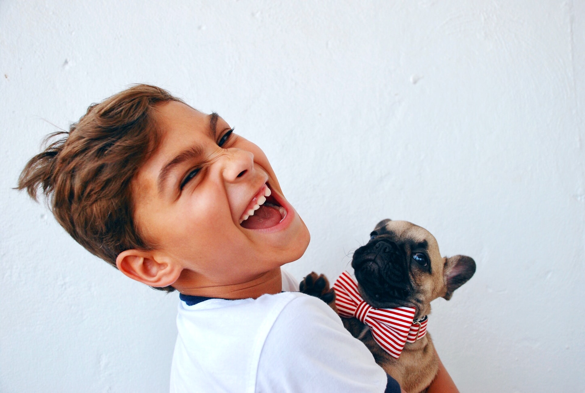 photo with his pet